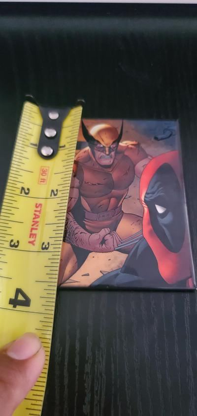 Marvel Wolverine and Deadpool Magnet - Thumbnail 2