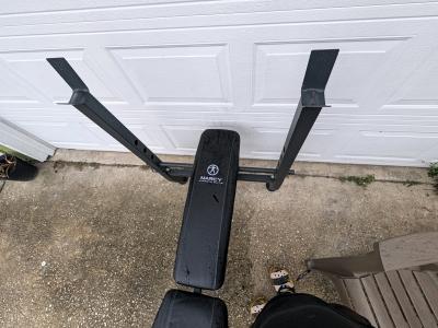 marcy weight bench with 100 lbs of weights - Thumbnail 2