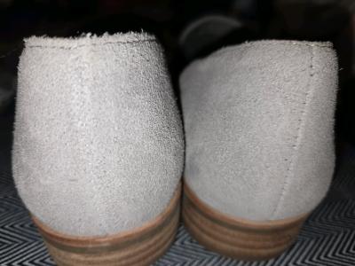 Dolce Vita Light Gray Suede Pointed DOrsay Flats - Thumbnail 3