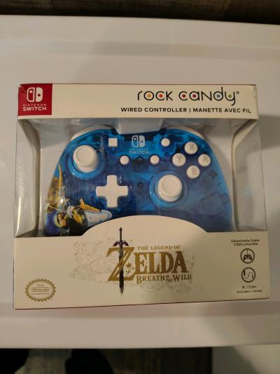 Rock Candy Wired Nintendo Switch Pro Controller  Zelda Breat