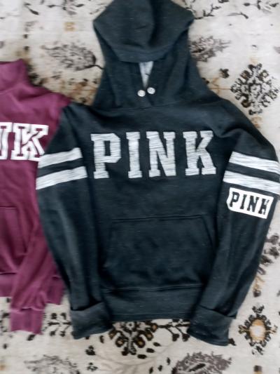 Bundle of 2 Victorias Secret PINK Pullover Sweatshirt Hoodie - Thumbnail 6