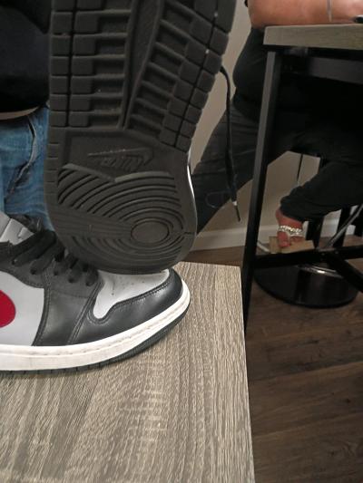 Womens Air Jordan 1 Low Wolf Grey - Thumbnail 2
