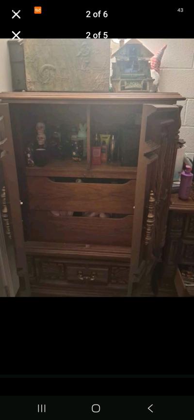 antique cabinet - Thumbnail 2