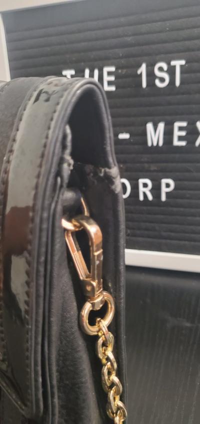 Big Buudda Black Handbag with Chain Strap - Thumbnail 4