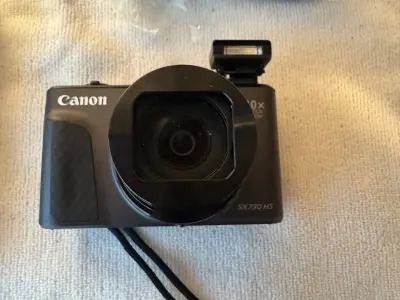 Canon PowerShot SX740 HS 20.3MP Compact Digital Camera - Bla - Thumbnail 7