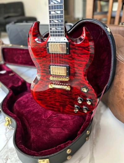 Gibson Custom Shop SG Custom Quilt Fire Tiger - Thumbnail 3