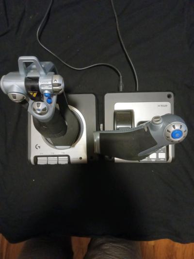 Logitech x52 flight control system