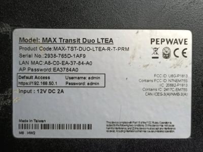 Pepwave MAX Transit Duo LTEA Router - Thumbnail 3