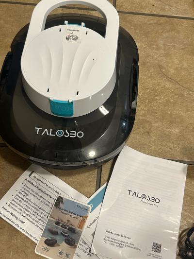 InGround Pool Cleaner DualMotor Cordless Robotic Vacuum Blue