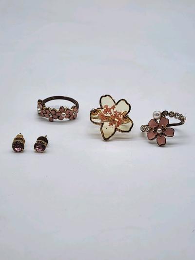 pink costume jewelry set for kids - Thumbnail 6