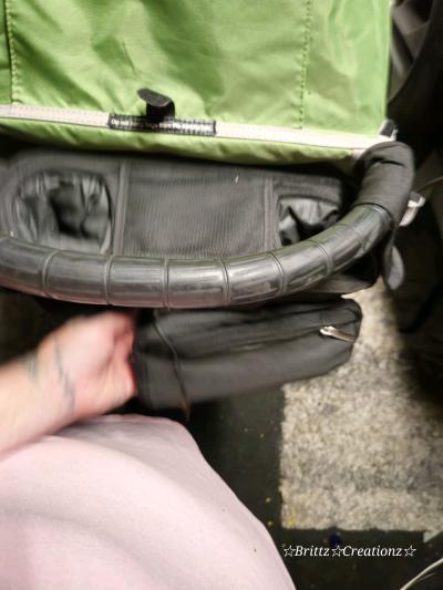 Lime green baby CIty Mini Stroller with add on organizer - Thumbnail 6