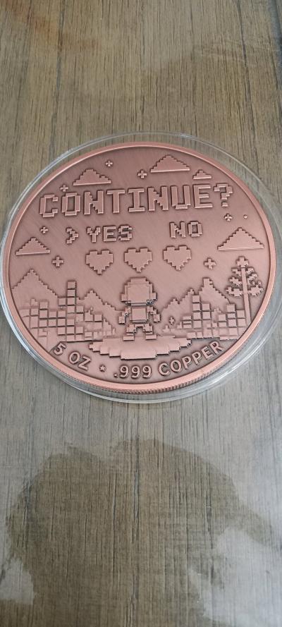 5 Oz Copper Round 90s Gaming Nintendo - Thumbnail 4