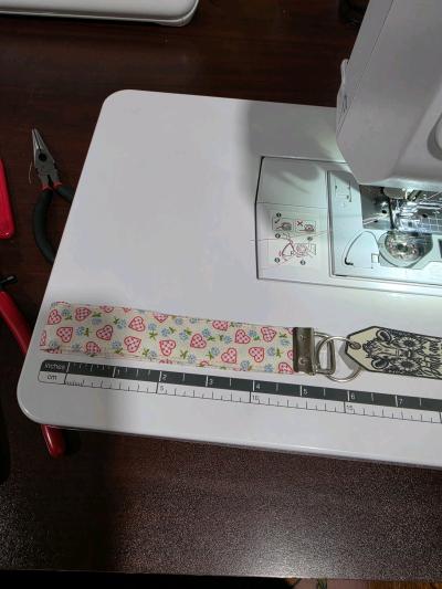 Handmade Fabric Wristlet Keychains  6 Each or 2 for 10 - Thumbnail 9