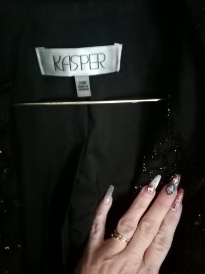 New Black Shiny Blazer - Thumbnail 4
