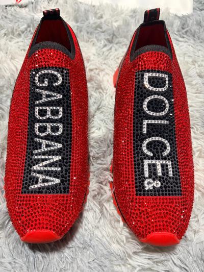 Red Dolce Gabbana Sneakers - Thumbnail 3