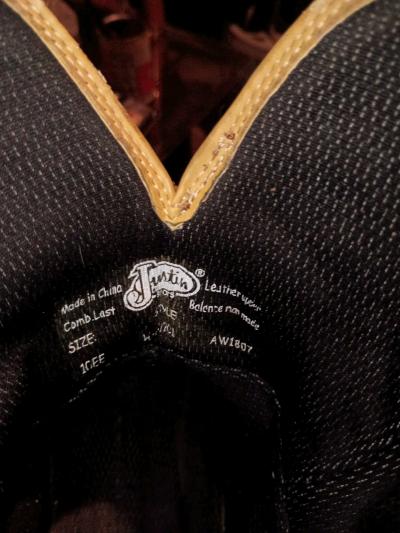 Justins work boots - Thumbnail 2