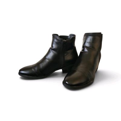 MIA Amore Black Ankle Boots Memory Foam Comfort Low Heel - Thumbnail 2