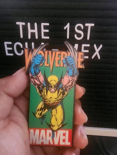 Wolverine with Logo Funky Chunky Magnet